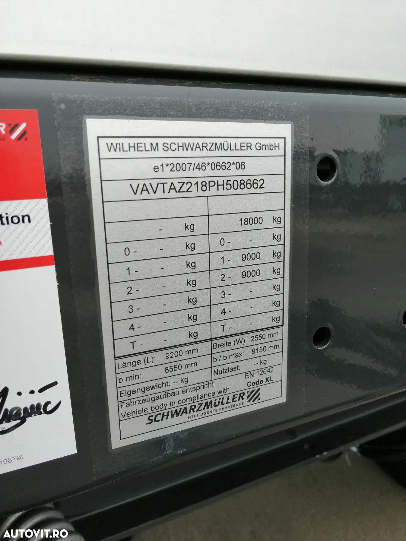 Schwarzmuller Platforma cu obloane rabatabile - 2