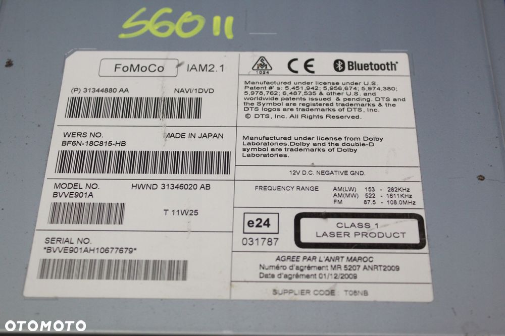 VOLVO S60 V60 XC60 CZYTNIK ODTWARZACZ CD DVD NAVI - 2
