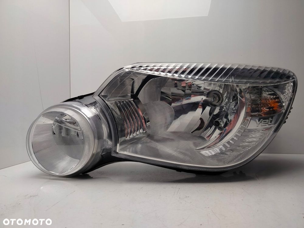 skoda yeti 09r- reflektor lampa lewy przód lewa przednia - 3