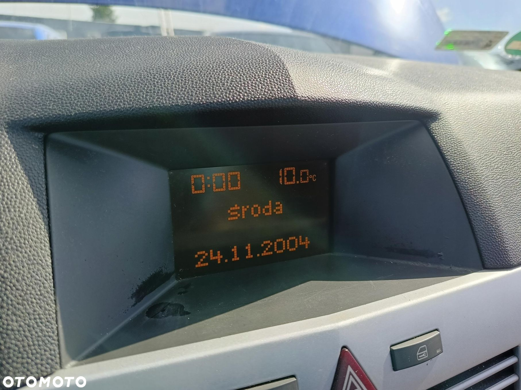 Opel Astra H 04-10 WYŚWIETLACZ DESKI ROŹDZIELCZEJ - 2