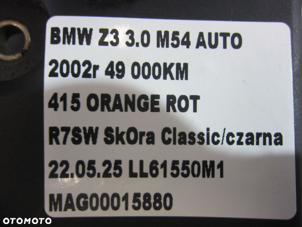 BMW Z3 E36 E39 E46 E53 M54B30 3.0 ZAWÓR REGULACYJNY DISA KOLEKTORA 7544805 - 8