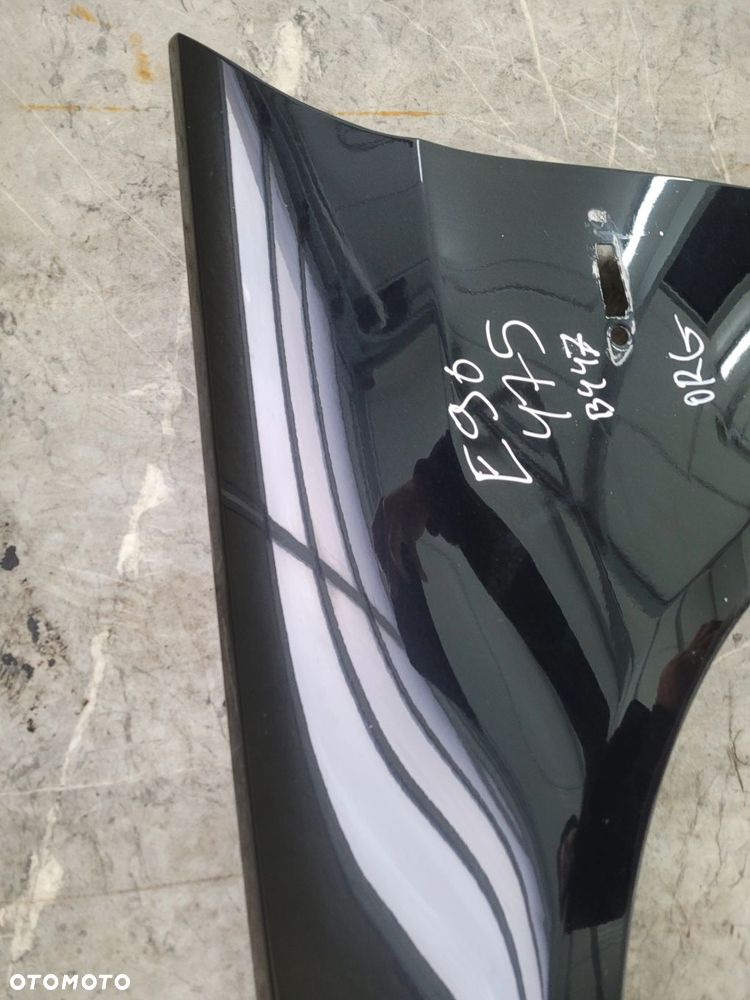 BŁOTNIK LEWY PRZÓD PRZEDNI BMW 3 E90 E91 475 BLACKSAPPHIRE ORG LAKIER B447 - 3