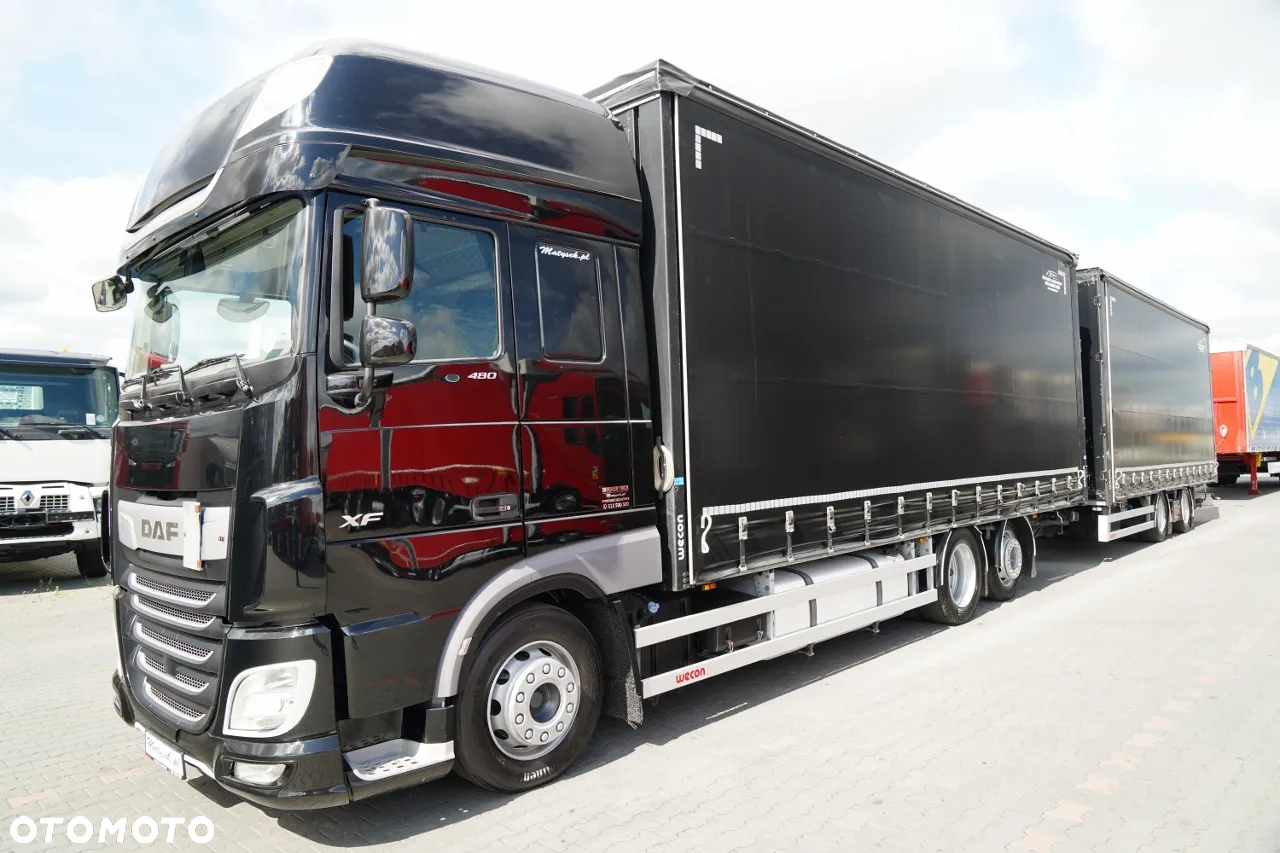 DAF XF 480 / KLIMATYZACJA POSTOJOWA /  ZESTAW TANDEM / 120 M3 / PRZEJAZDOWY / Wecon / 2019 / PO KONTRAKCIE SERWISOWYM - 3