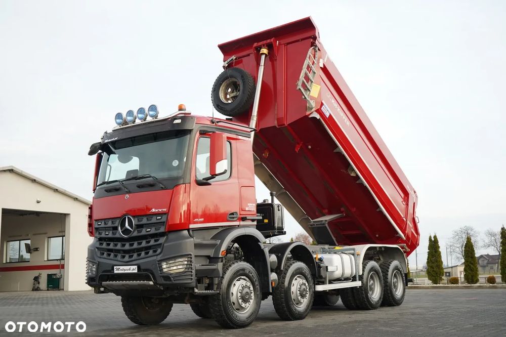 Mercedes-Benz AROCS 4145 / 8x8 / WYWROTKA TYLNOZSYPOWA / KH KIPPER  / MANUAL /  EURO 6 - 1