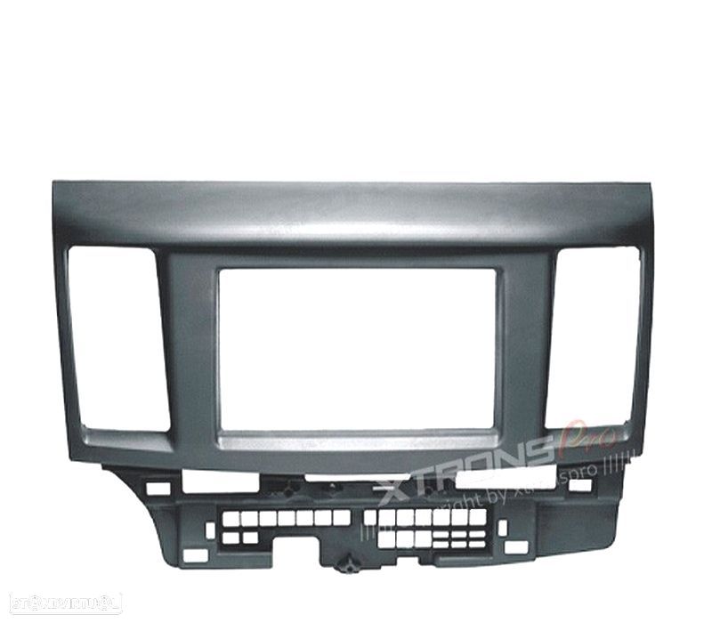 MOLDURA ADAPTADOR PRETO PARA RADIO 2-DIN PARA MITSUBISHI LANCER GALANT FORTIS INSPIRA - 3