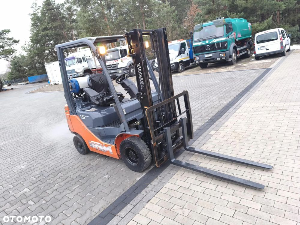 Toyota 02-8FG15 2009 rok gaz automat przesuw boczny nowy akumulator LPG - 15