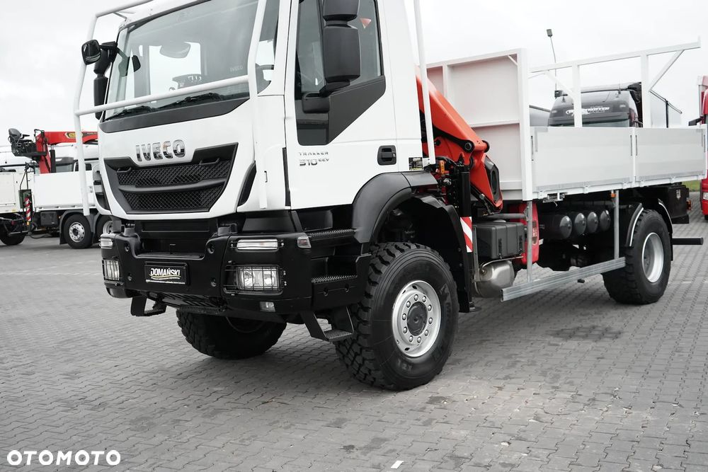 Iveco TRAKKER / 310 / EEV / 4 X 4 / SKRZYNIOWY + HDS / PALFINGER PK 12002 / PILOT - 20
