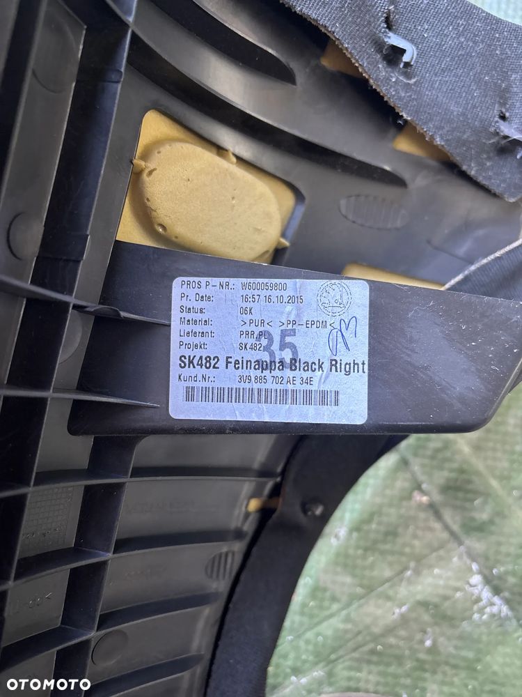 Skoda Superb III 3 3V0 boczek kurtyna poduszka powietrzna kanapy 3V9885702 AE 3V9885701 AE - 6