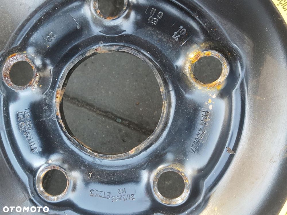 AUDI A3 8P VW GOLF VI 6 V 5 EOS SEAT LEON II ALTEA KOŁO DOJAZDOWE 16 5X112 - 5