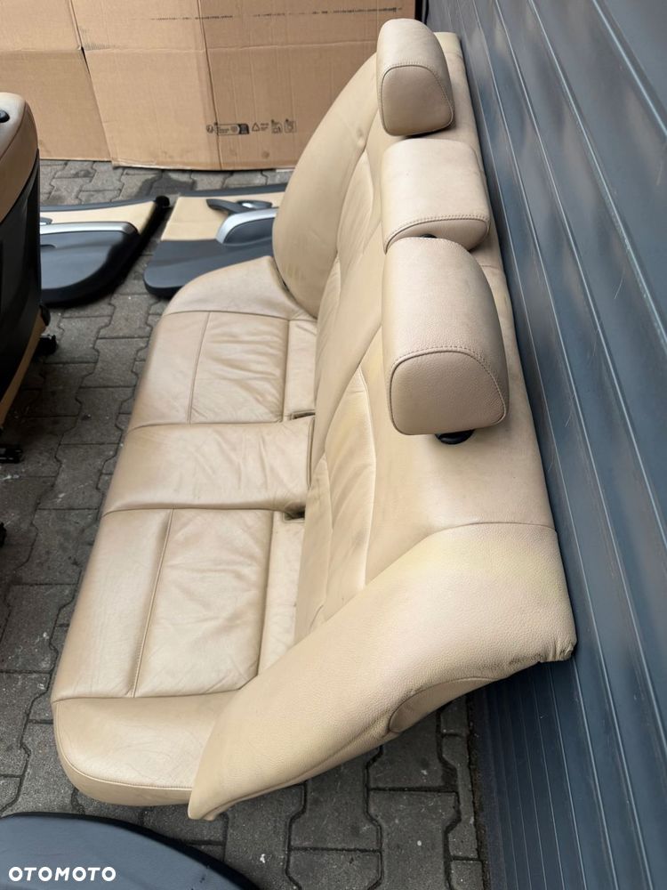 BMW E90 FOTELE KANAPA BOCZKI KOMPLET UK skóra - 11