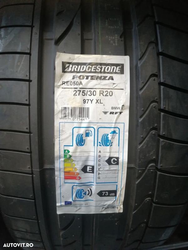 Anvelopa noua vara 275/30 R20 BRIDGESTONE POTENZA RE050A 97Y XL