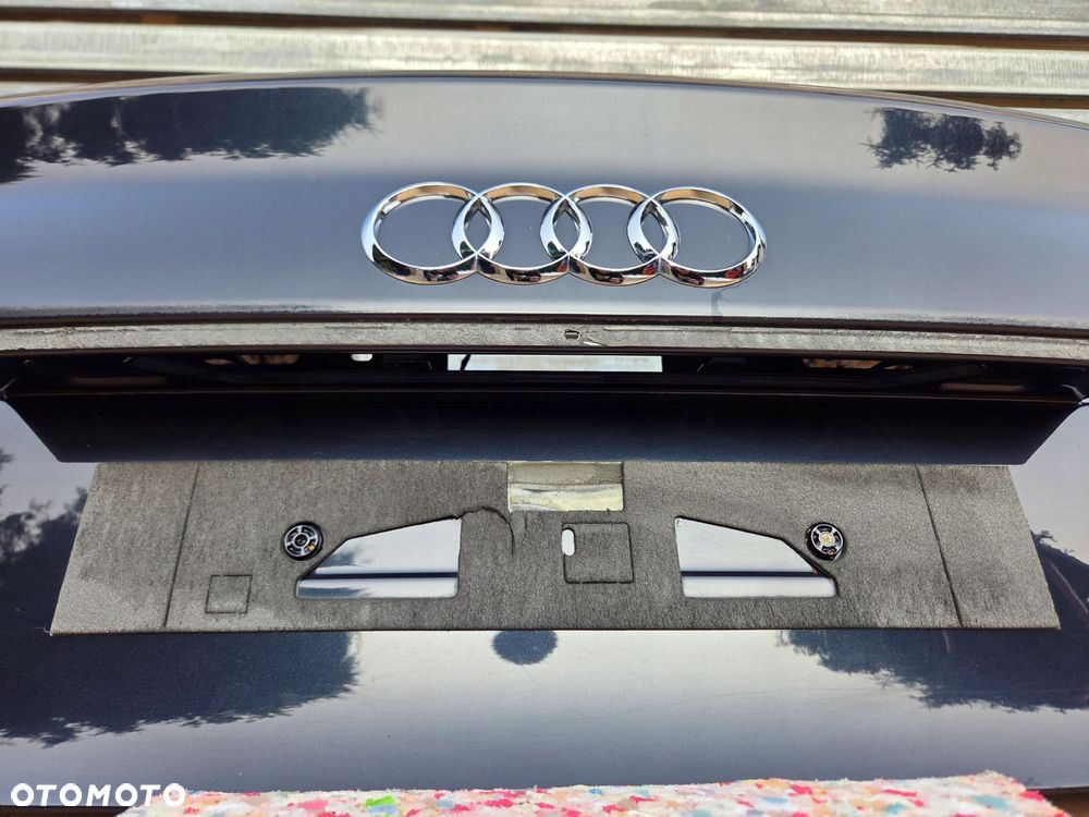 audi a8 d4 lift lx5r klapa tł tylna bagażnika oryginał w kolor - 5