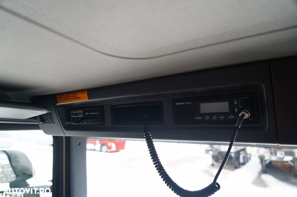 Scania G 370 / 6x4 / BASCULĂ SPATE + HIAB 144E S-3 HDS / RADIOCOMANDĂ / ROTATOARE / FURCĂ PENTRU PALEȚI / EURO 6 / - 33
