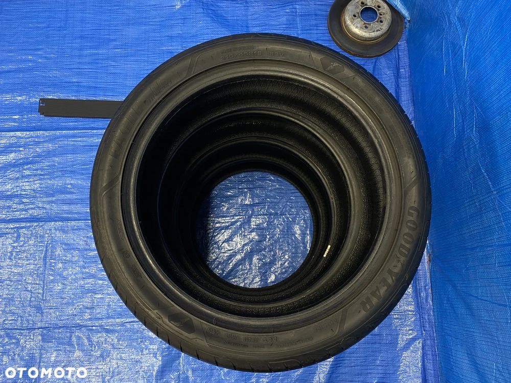 OPONA 18 OPONY LETNIE LATO KOMPLET OPON 4SZT GOODYEAR EAGLE F1 ASYMMETRIC 3  215/45R18 89V BIEŻNIK 7,2mm 2019r - 7