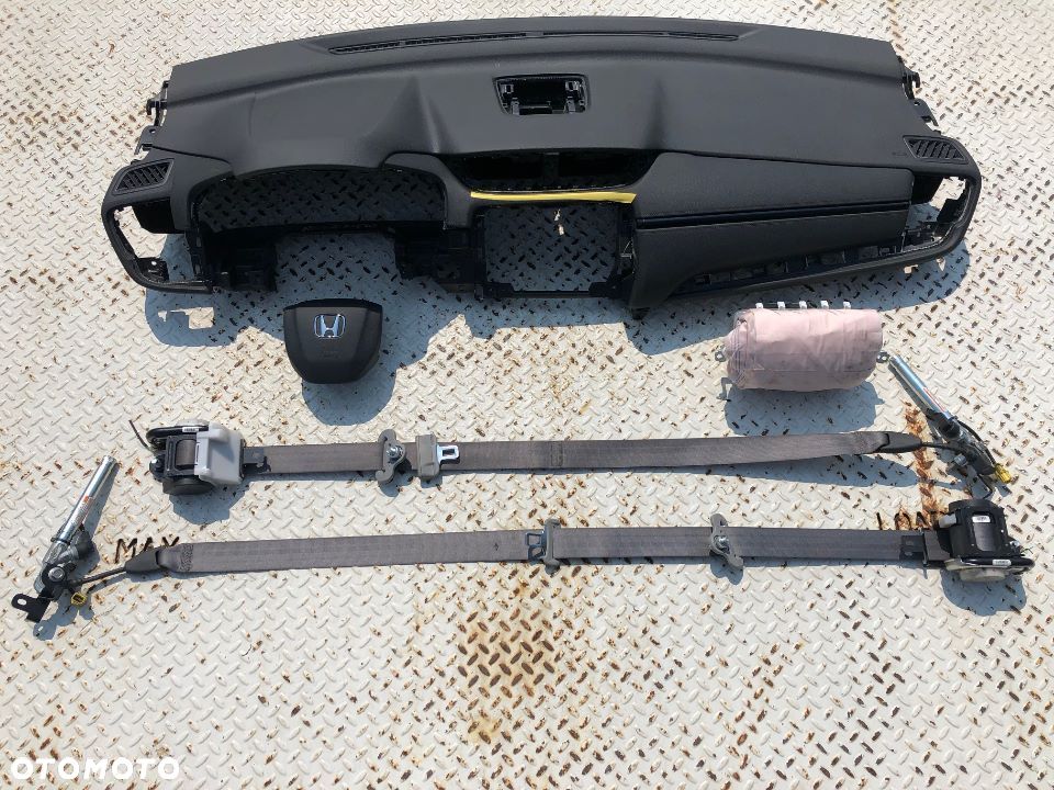 HONDA CRV V 5 DESKA KONSOLA KOKPIT PULPIT PÓŁKA PARAPET PODUSZKI AIRBAG AIR BAG PASY PAS NIĆ SZYTA