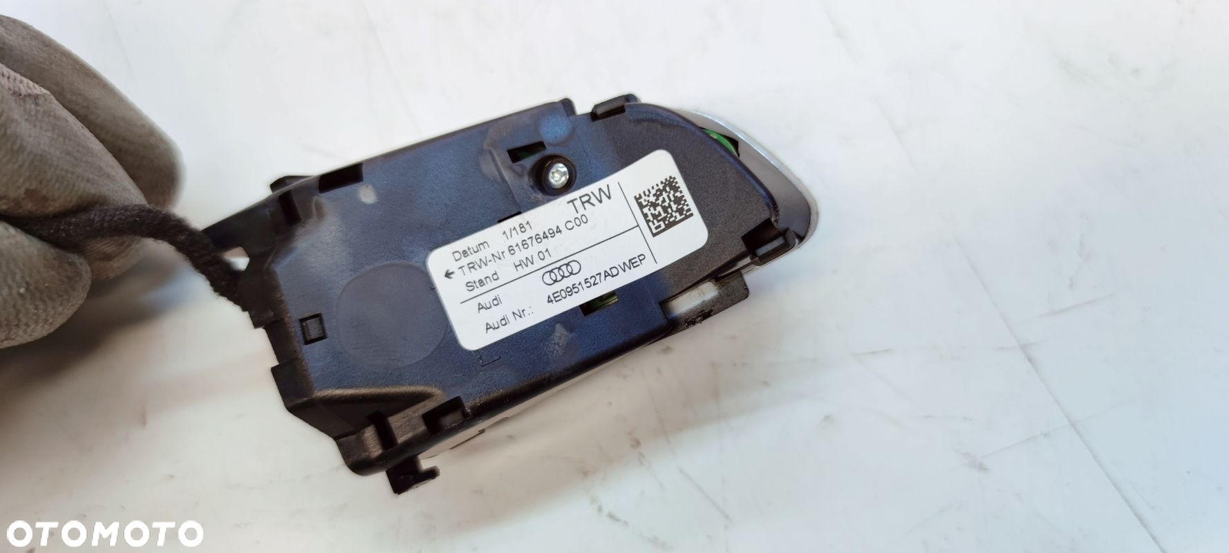 GUZIK GUZIKI MULTIFUNKCJI CHROM AUDI A3 A4 A6 A8 4E0951527AD 4E0951527AE - 5