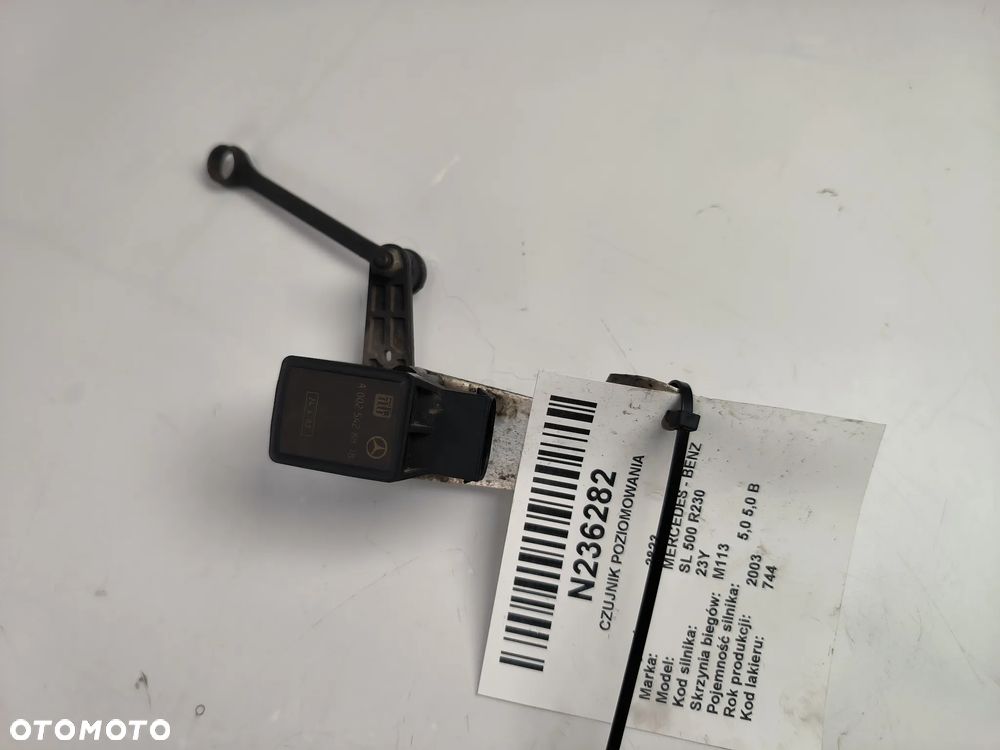 Czujnik poziomowania świateł osi przedniej A0025428818 Mercedes-Benz SL-class, SL R230  2003r. - 4