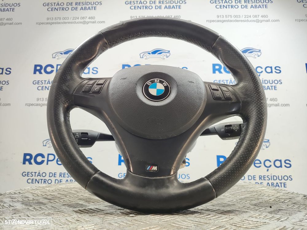 Volante completo pele perfurada BMW Serie 1 E81 E82 E87 E88 - 4