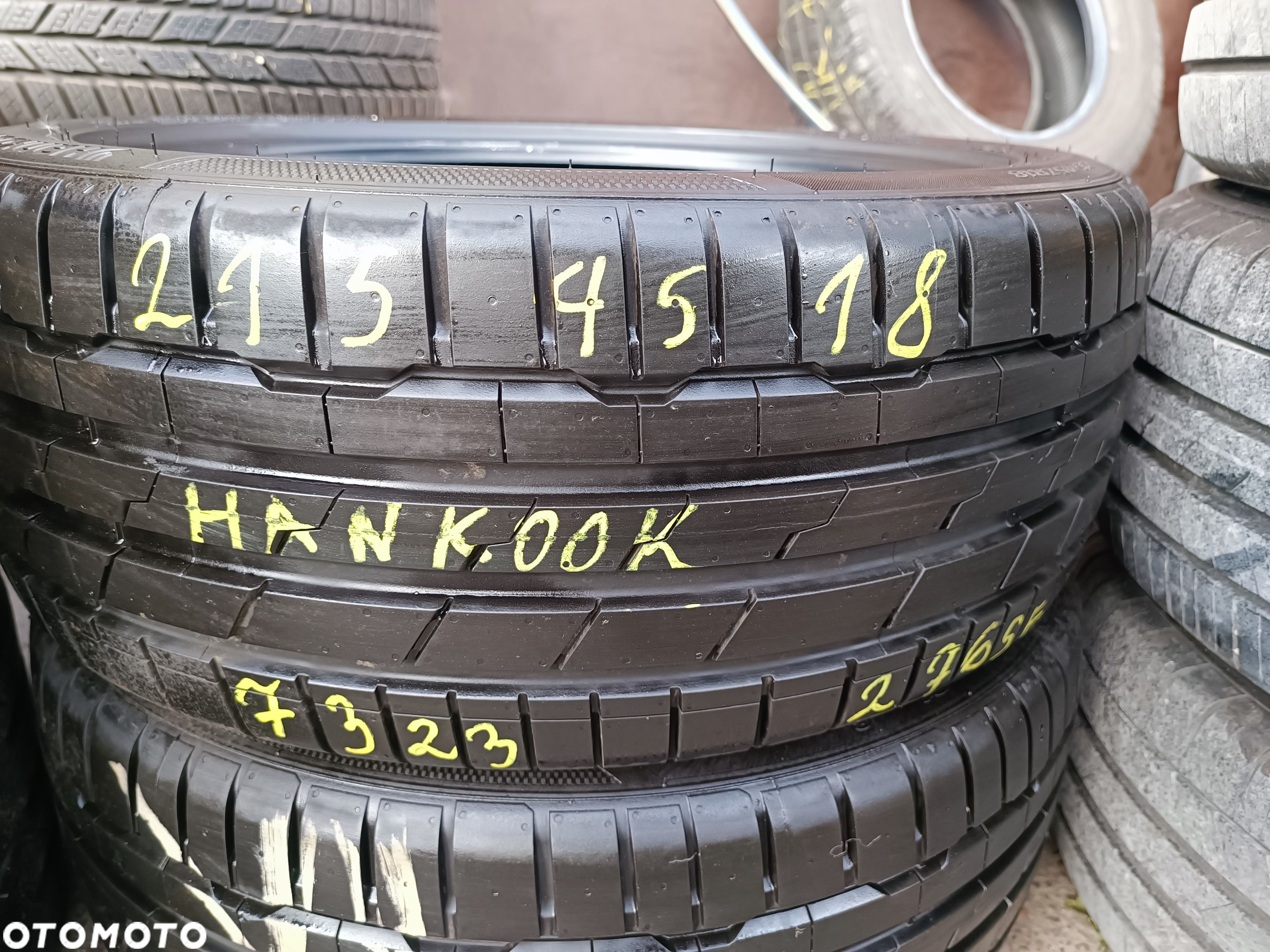 215/45R18 ZR18 93Y XL Opony Letnie Lato Hankook Ventus S1 Evo 3 7,5mm jak Nowe Legnica 23r. ALU-RAD 215/45 - 1
