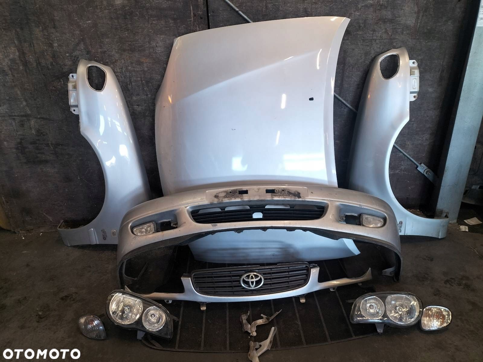 KOMPLETNY PRZÓD MASKA ZDERZAK TOYOTA COROLLA E11 LIFT LAK.199 99-02r - 1