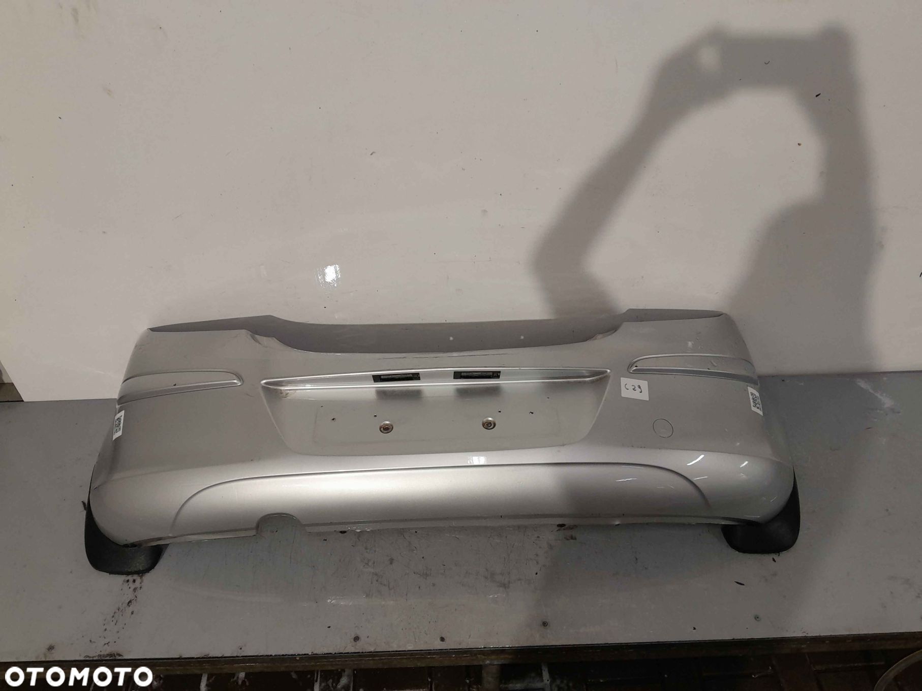 ^ ZDERZAK TYŁ TYLNY DO OPEL CORSA D Z157 SREBRNY 5D 5 DRZWI HB - 1