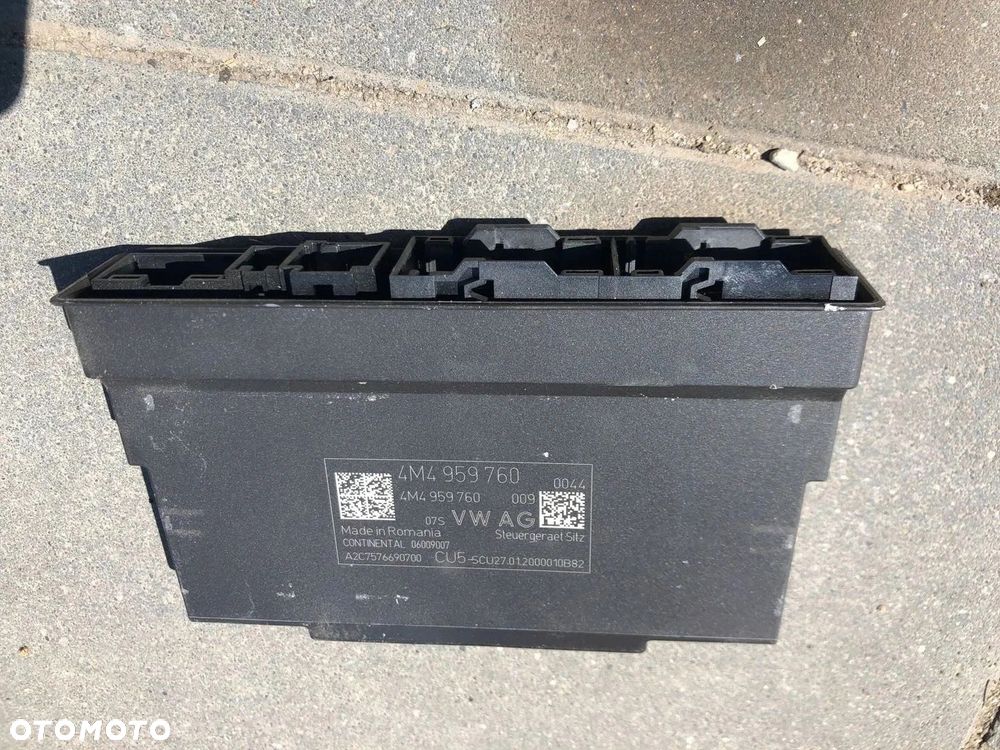 CZĘŚCI FOTELI AUDI Q7 4M GRZANE ELEKTRYCZNE - 8