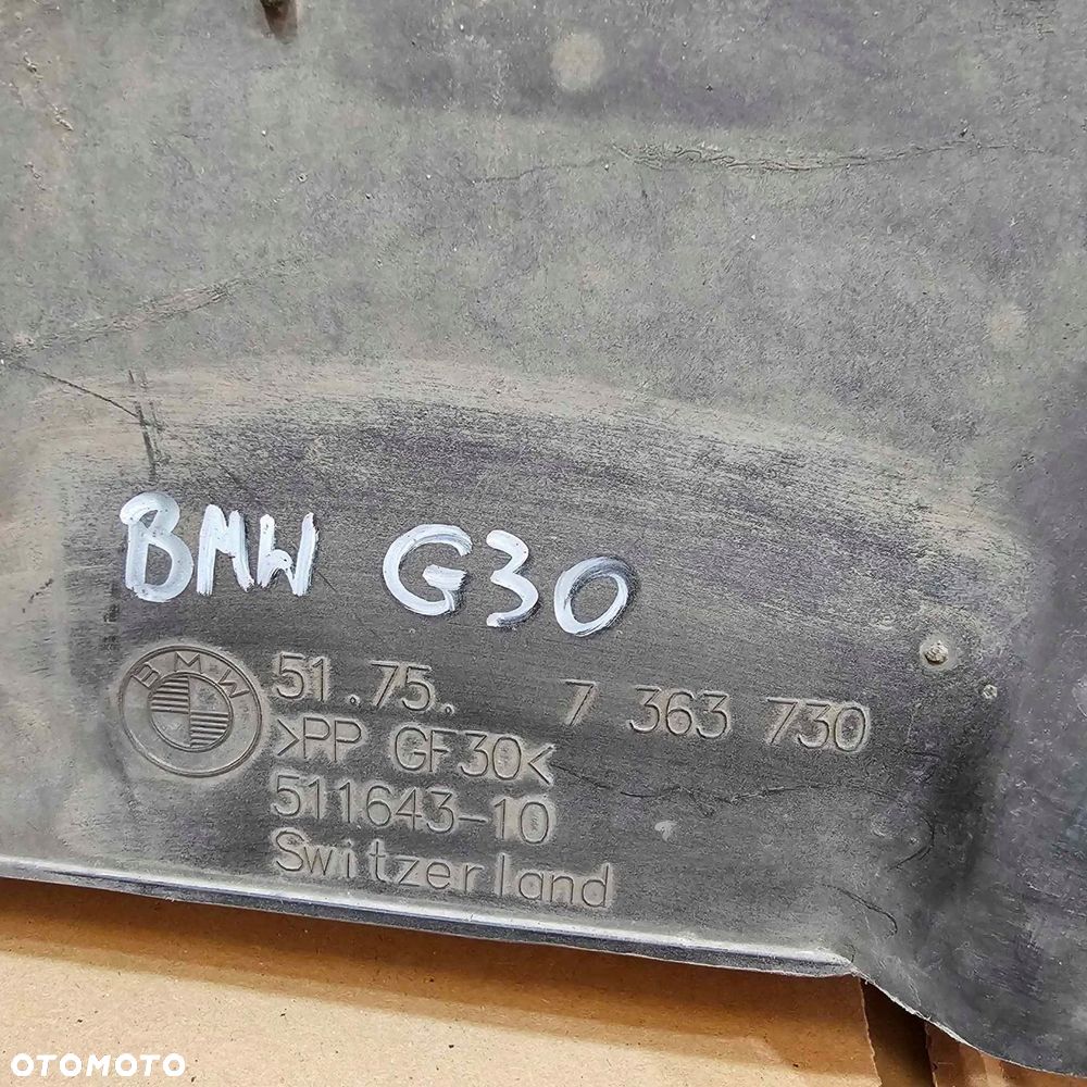 bmw 5 g30 g31 osłona pod silnik pokrywa - 2