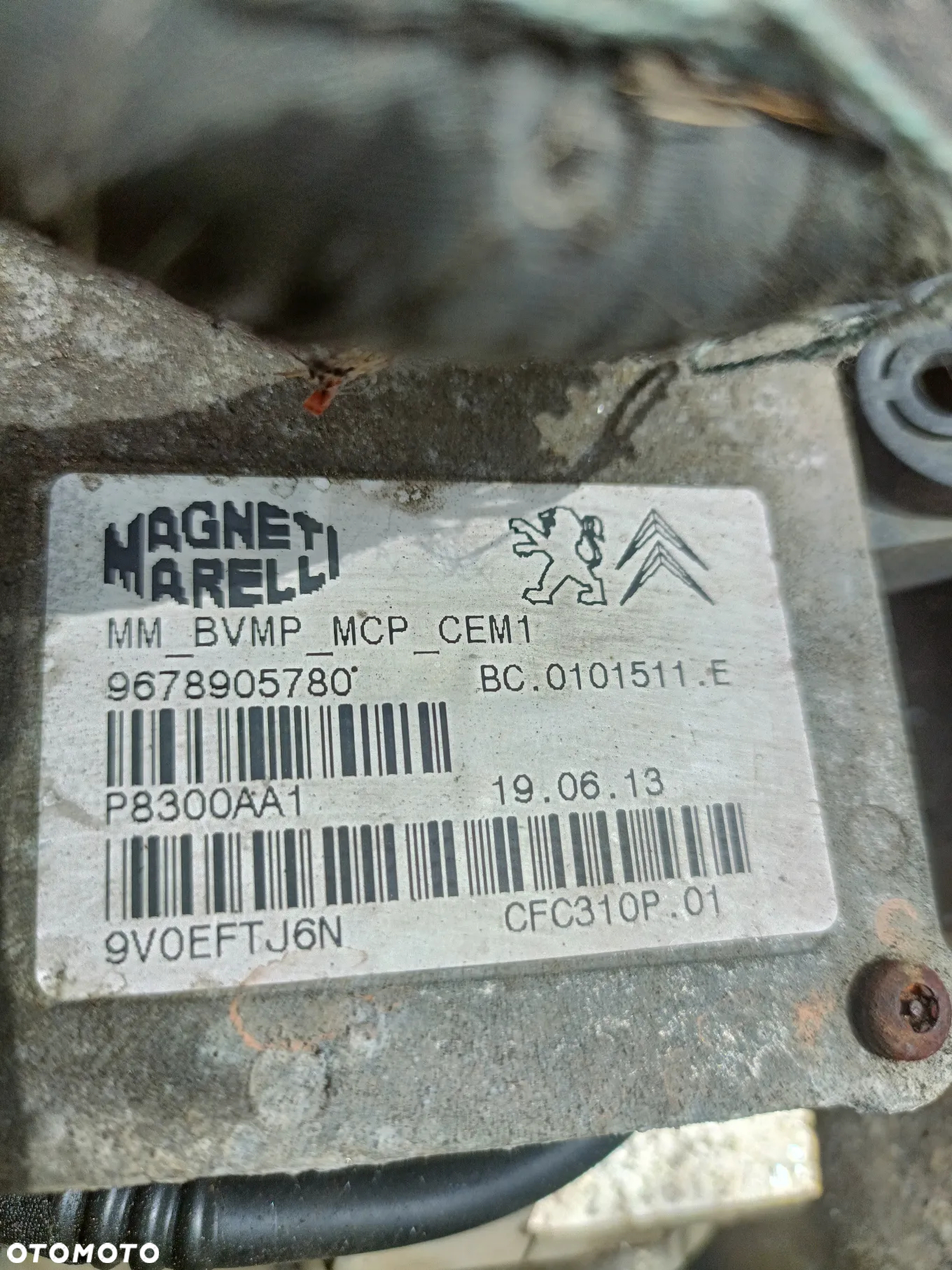 Peugeot Citroen robot moduł wybierak skrzyni 9678905780 - 2