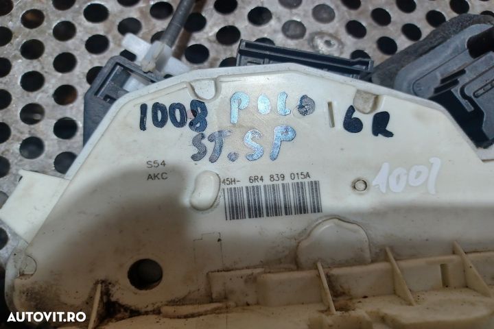 Broasca usa spate stanga 6R4839015A Volkswagen VW Polo 5 6R [2009 - 2 - 3