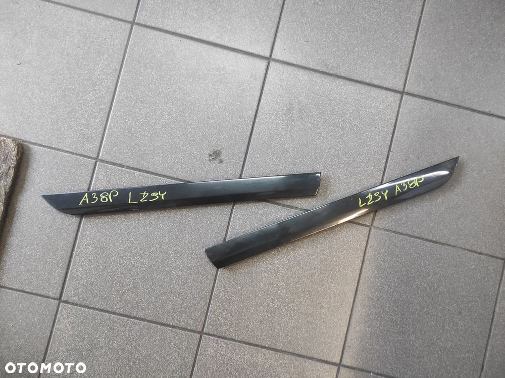 AUDI A3 8P 8P4 SPORTBACK LISTWA LISTWY DOLNE DRZWI LEWA PRAWA TYLNA TYŁ LŹ9Y CZARNA WYSYŁKA !!!! - 2