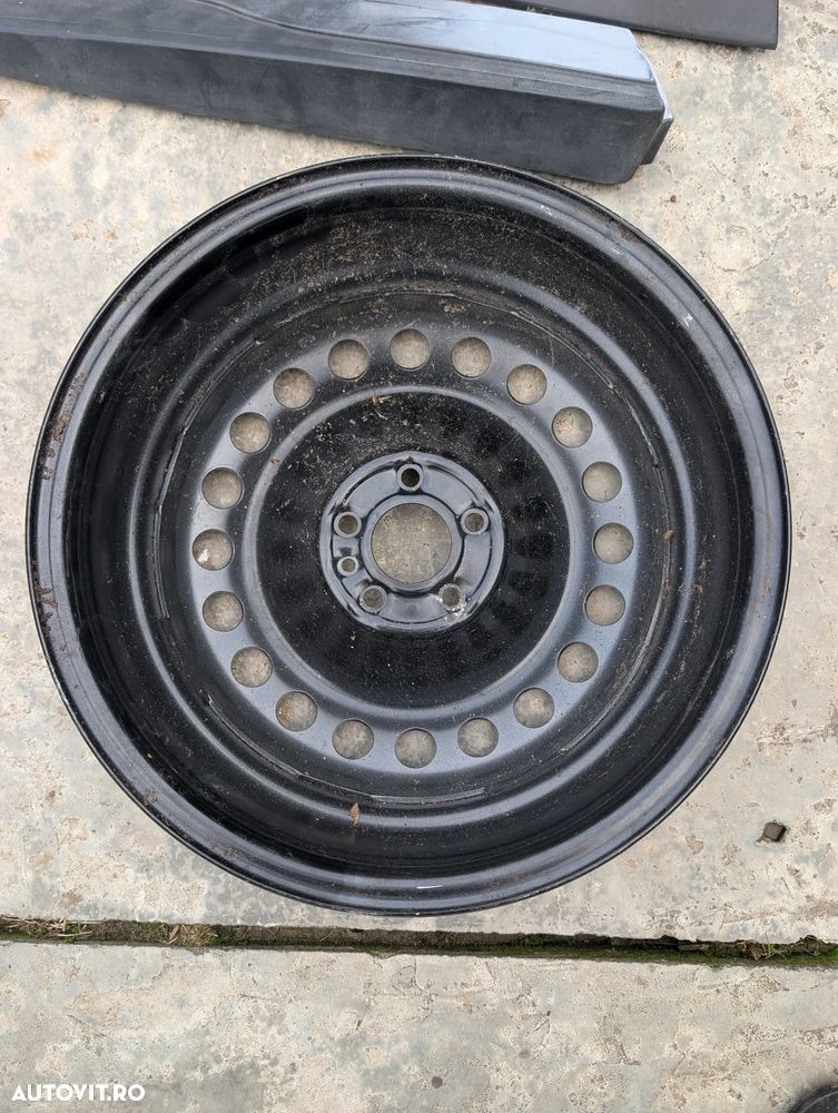 Janta tabla R15'' 5x98 Roata Rezerva FIAT Doblo 2 II Combo D Ducato 3 Typ250 MWT T072 - 2