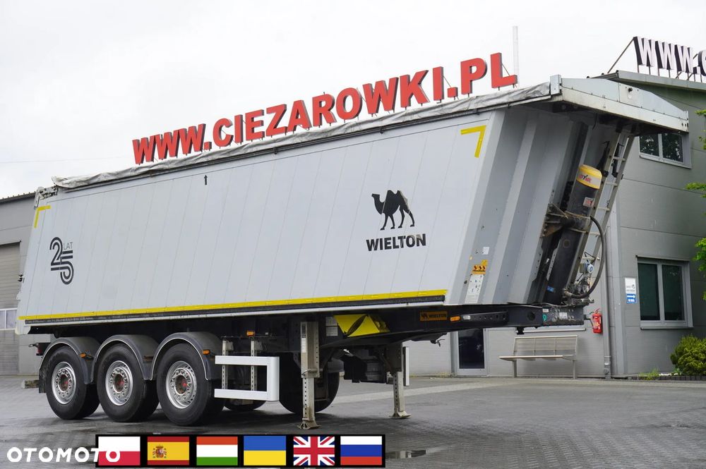 Wielton NW-3 / waga 6,2 t / poj. 38m3 / elek. dach / Teflon / 30 naczep r.2024_242568 - 1