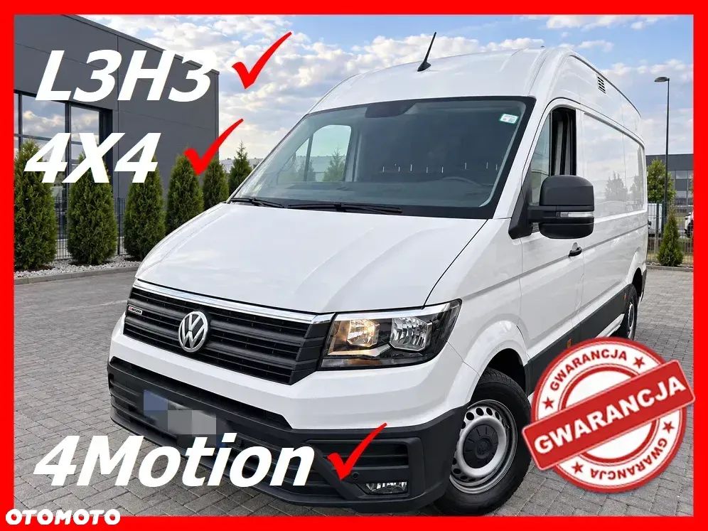 Volkswagen CRAFTER 4x4 4Motion L3H3 2,0 140km * VAT-1 * Faktura 23% * Auto Kupione w ASO Volkswagena * Gwarancja * Bardzo oszczędny i dynamiczny silnik * Klimatyzacja * Tempomat * Bezwypadkowy * W 100% Oryginalny Przebieg * GPS * Tylne drzwi 270 stopni * Kamera Cofania * GPS *