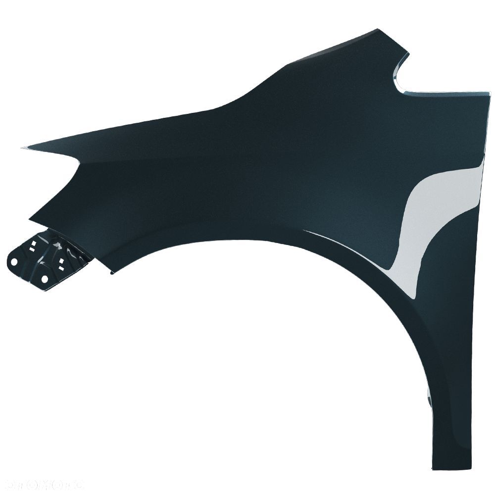 BLU Błotnik VW GOLF VI PLUS 6 + LC5F lewy niebieski 09-13 przód GraphitBlau - 2