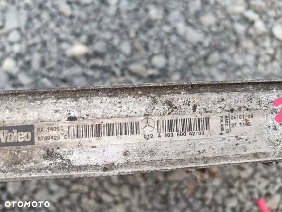 MERCEDES W203 W209 CLK 1.8 2.6 3.0 3.2 BENZYNA CHŁODNICA WODY AUTOMAT A2035004203 - 11