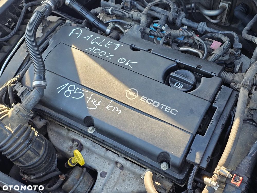 SILNIK SŁUPEK OPEL ASTRA H J INSIGNIA CORSA E 1.6 TURBO 180KM A16LET 185000 km - 2