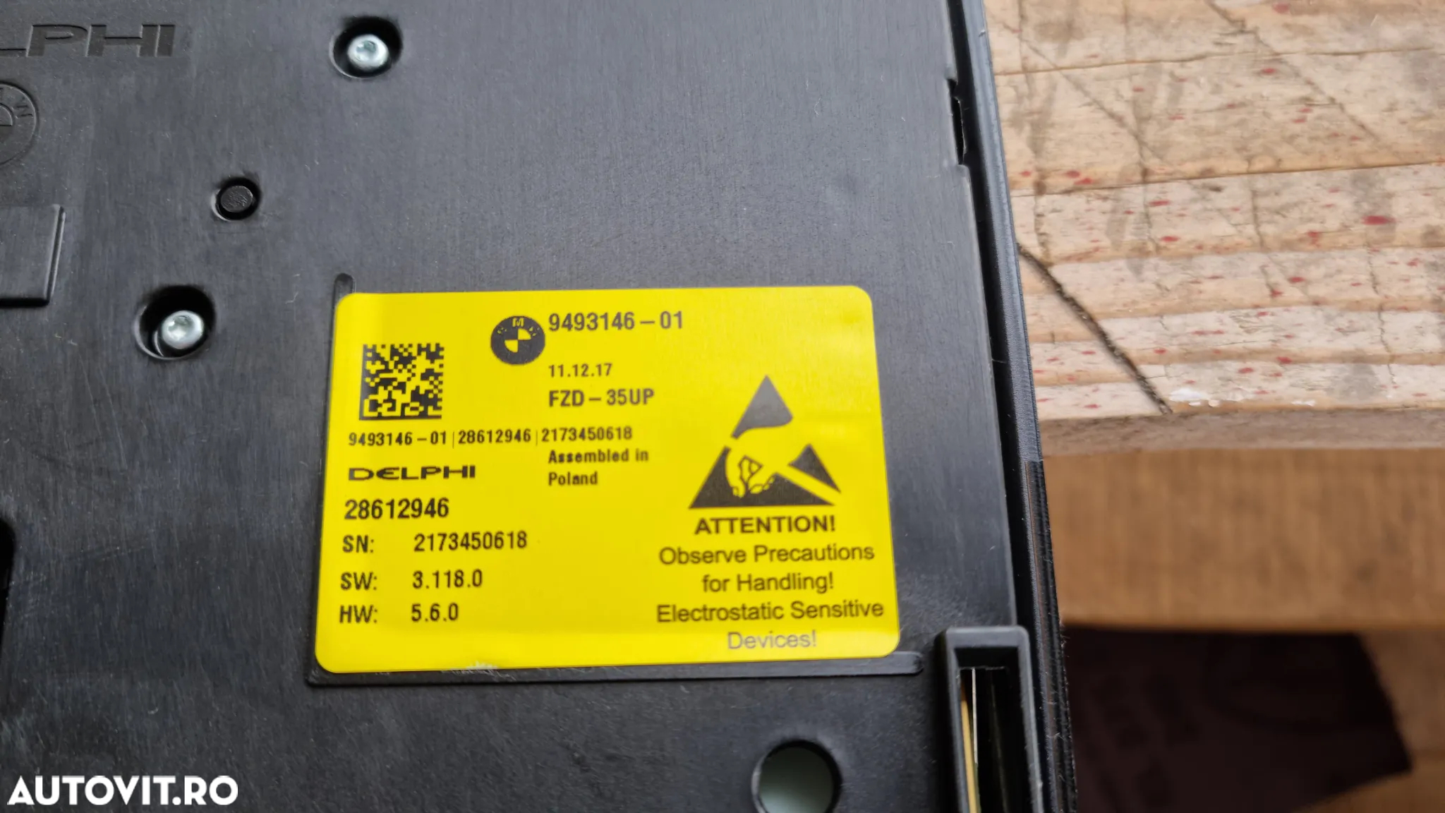 Plafoniera cu trapa BMW G30 G31 G05 G06 G20 G01 - 3