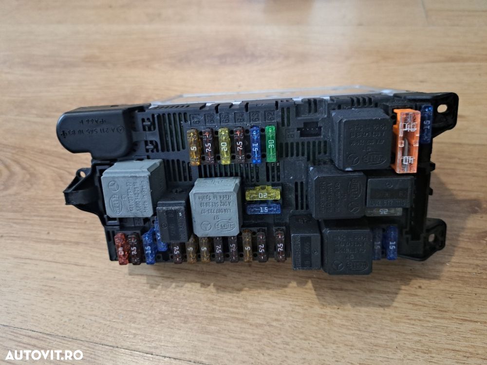 Panou Siguranțe / Modul SAM Față Mercedes E-Class W211, CLS C219 - Cod 2115454401 - 5