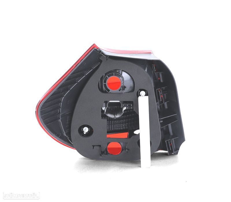 FAROLIM DIR BMW E81 E87 LCI 07-11 VERMELHO FUMADO - 2