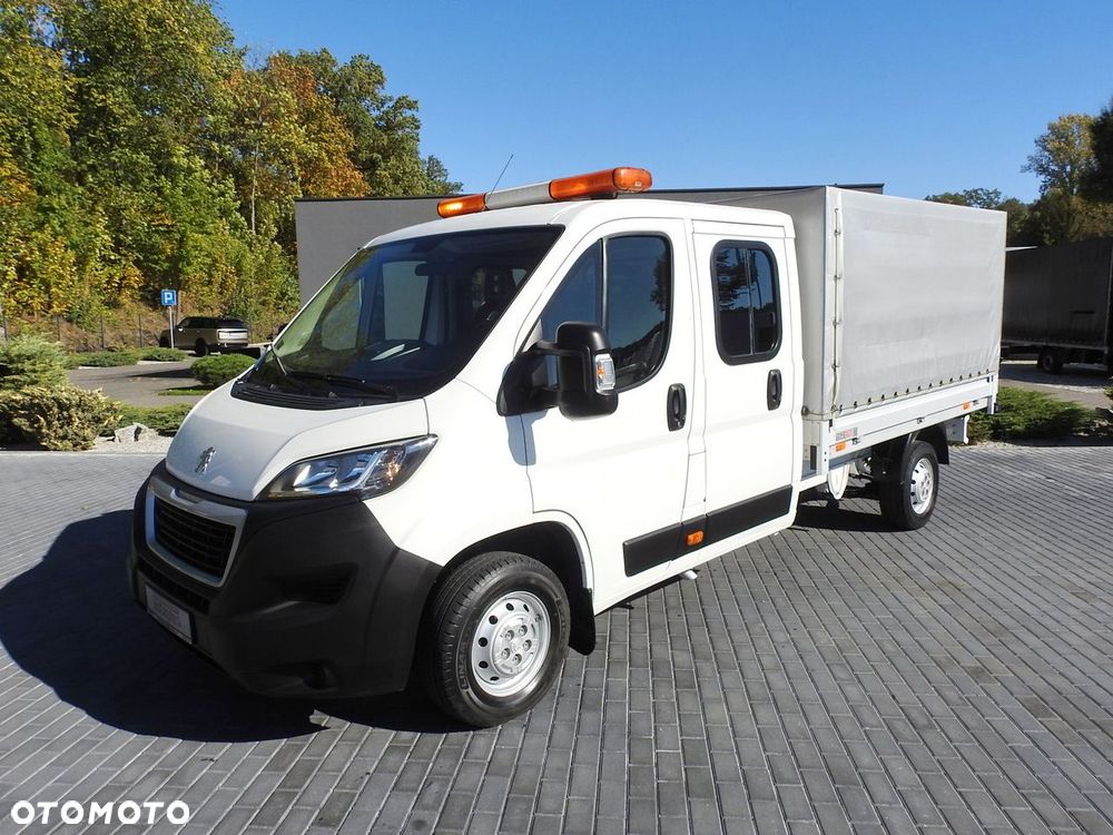 Peugeot BOXER SKRZYNIA PODWÓJNA KABINA DOKA 7 MIEJSC KLIMATYZACJA  140KM - 19