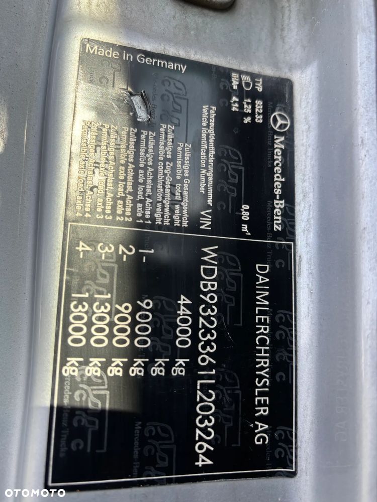 Mercedes-Benz ACTOROS 4144, skrzynia EPS, napęd 8x8 , KH Kipper wywrotka , wersja wzmocniona 5 piór tył, wywrotka , mulda , - 13