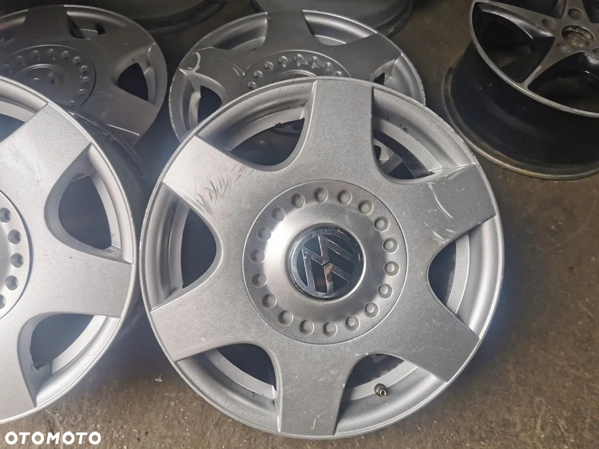 ALU FELGI 5X100 R16 ET42 6.5J 1C0601025A ORG! VW SEAT SKODA AUDI - 6
