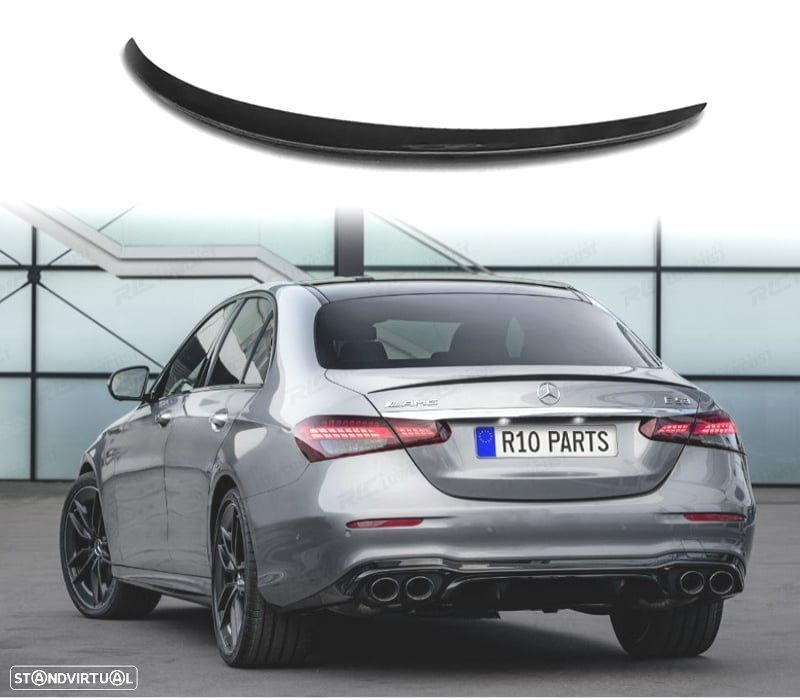 AILERON MERCEDES W213 21-23 LOOK AMG E63 PRETO BRILHANTE - 1