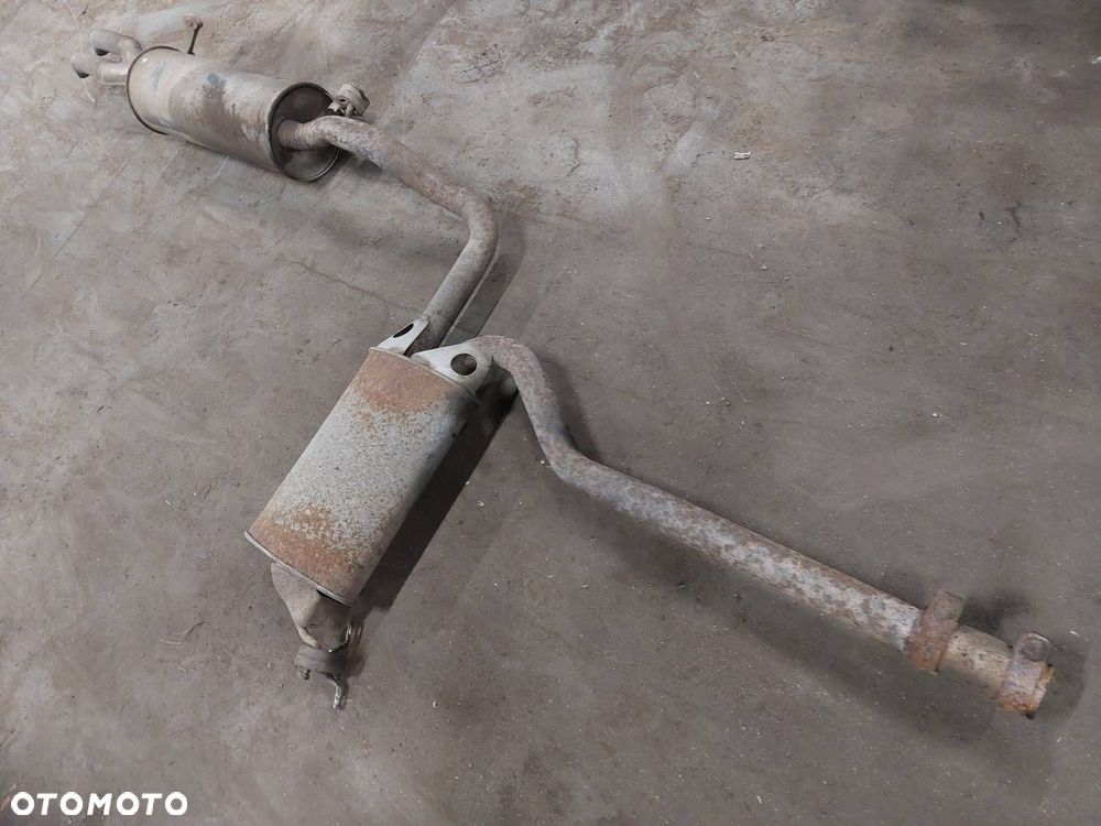 TŁUMIK WYDECH ŚRODKOWY + KOŃCOWY AUDI A4 B5 1.9 TDI 8D0253411D 8D0253611Q - 1