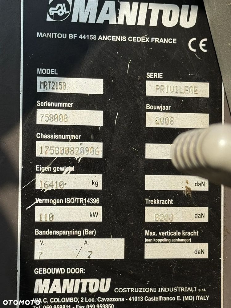 Manitou MRT 2150 obrotowe - 13