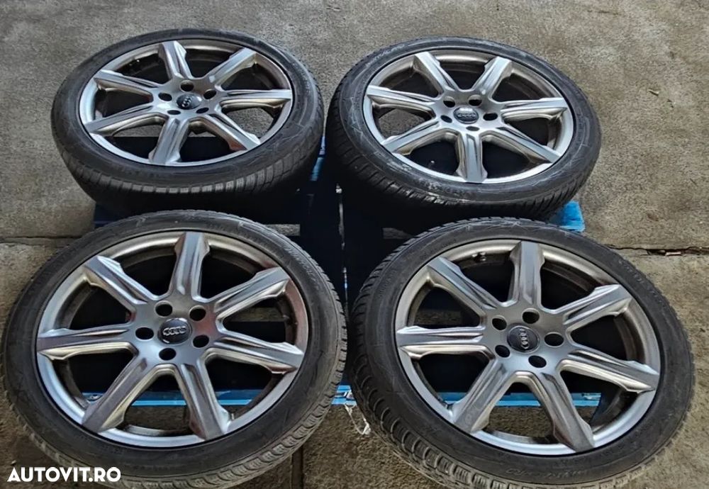 Set 4 Jante Audi OEM, 10 spite,  anvelope Vredestein 225/45 R 18 95W M+S - 5