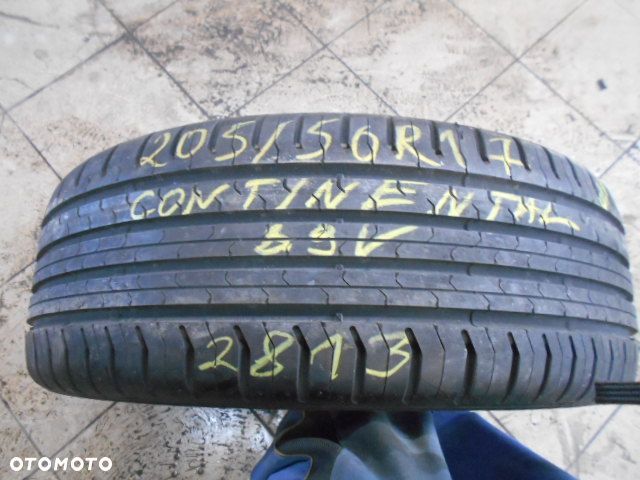 Opona pojedyńcza 205/50r17 continental conti eco contact 5 7,7mm lato - 1
