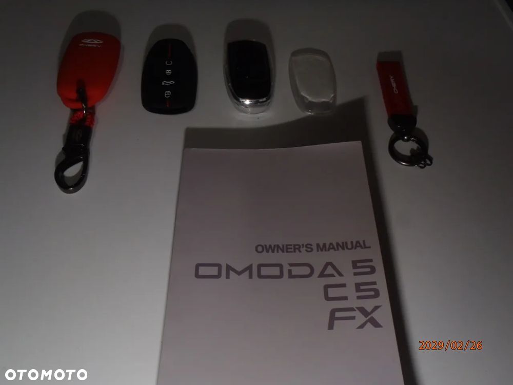 etui silkon gumowe pokrowiec zabezpieczenie breloczek do kluczy zawieszka na pilota OMODA 5 CHERY C5 Omoda & Jaecoo 7 - 3