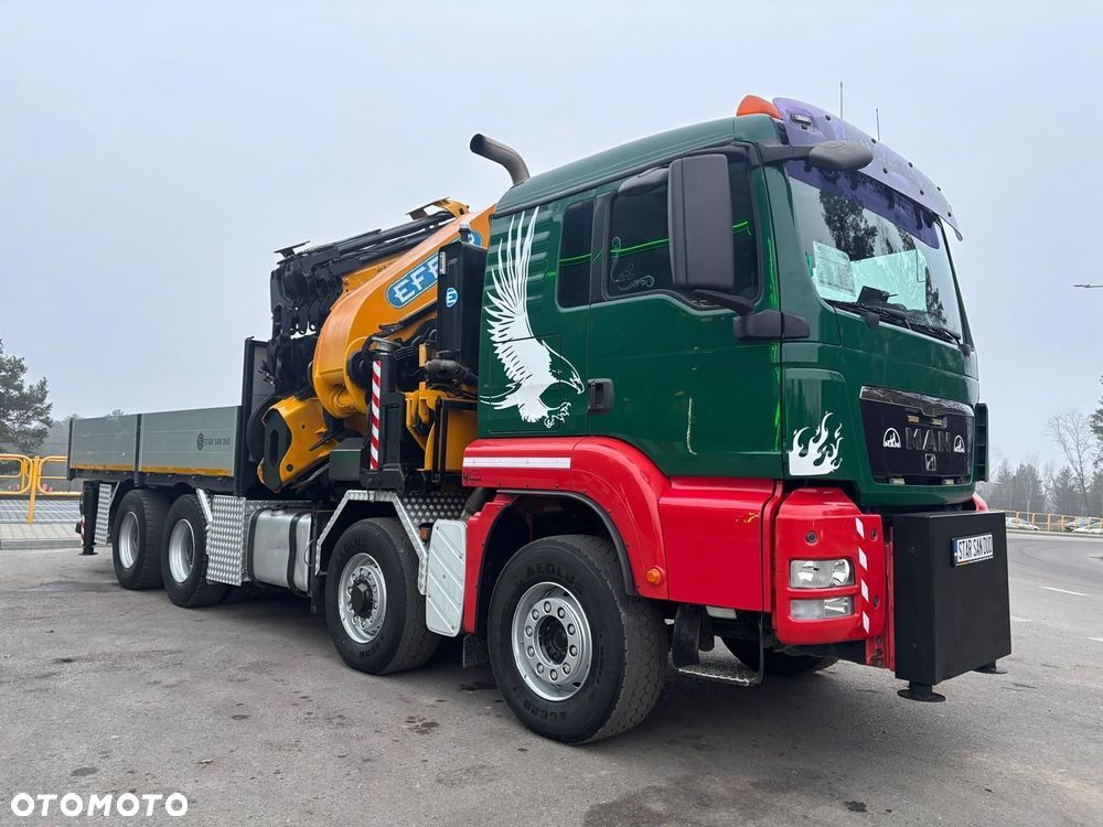 MAN TGS 35.440 8x6H EFFER 1355 Fly Jib Wciągarka HDS Żuraw - 3