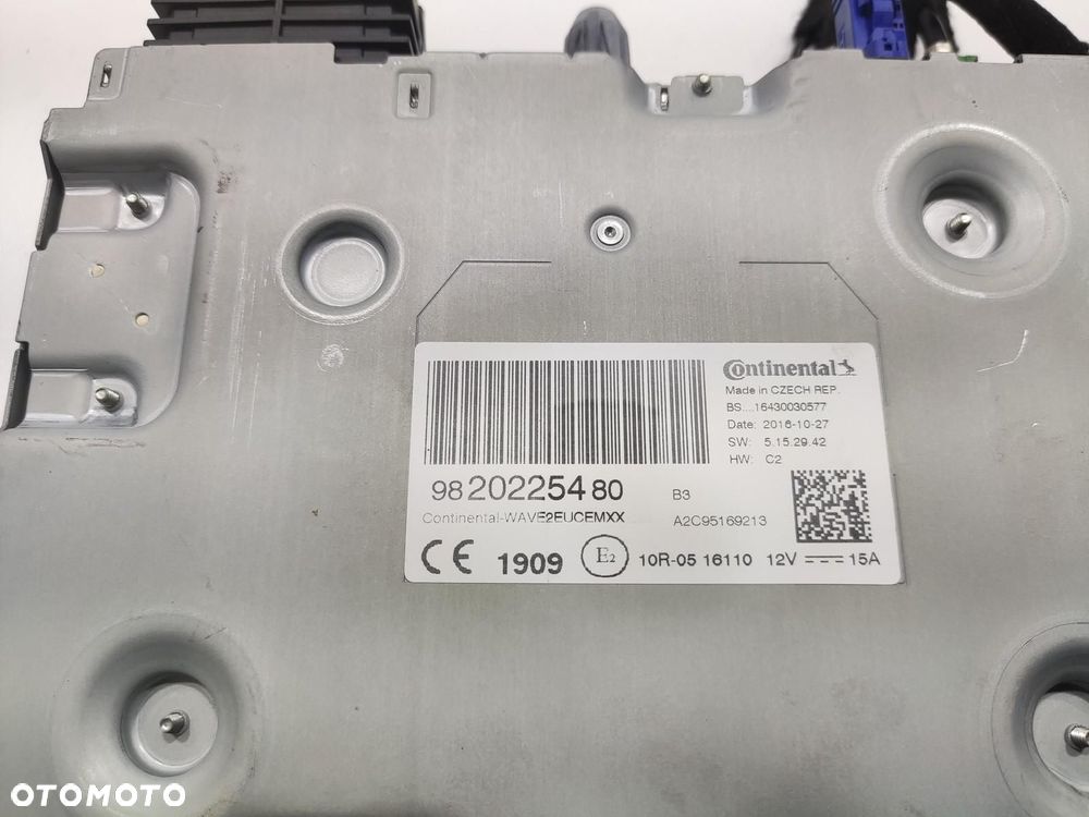 FABRYCZNA NAWIGACJA RADIO PEUGEOT 3008 II 2016-2020 9820225480 - 5